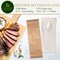 Compostable Disposable Plant Based Sealed Cutlery Packets (125 Sets)